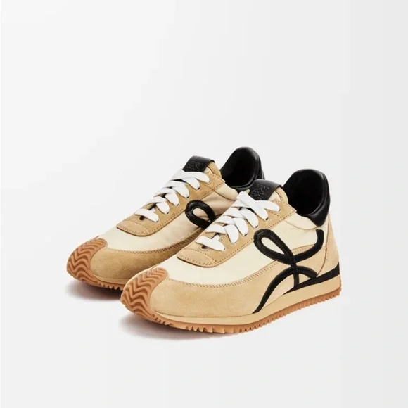 Loewe Tan and Black Women's Sneakers - Picture 1 of 12